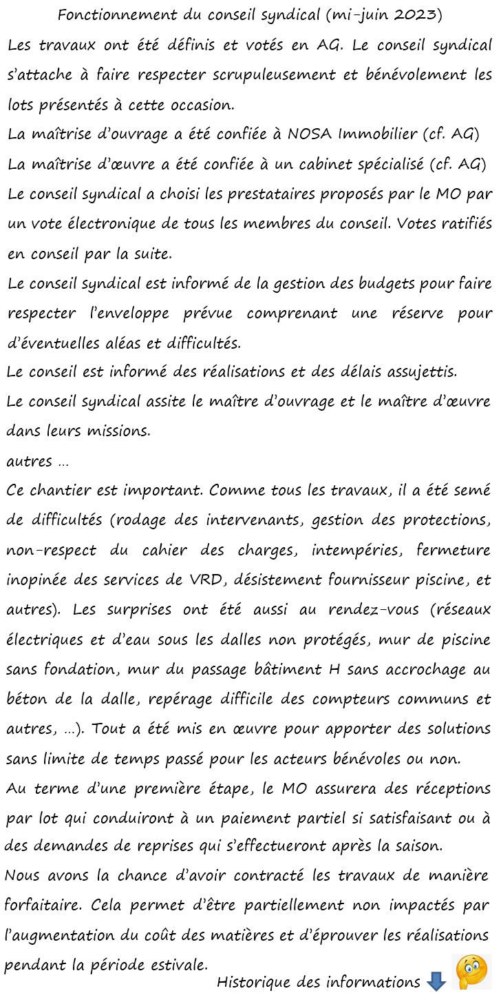 Conseil_Syndical Travaux Priska